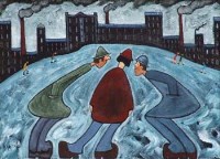 Lot 742 - Albert Barlow, Don't Shout I'm Not Deaf, acrylic.