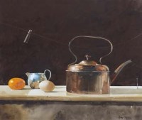 Lot 801 - Peter Kelly, Still life, watercolour.