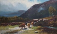 Lot 833 - Henry Hadfield Cubley, Near Gareloch-head, oil.