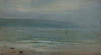 Lot 839 - Hadfield Cubley, A Grey Morning, Barmouth, oil.