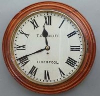 Lot 931 - LMS/LNWR Liverpool Edge Hill railway clock with