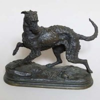 Lot 957 - Jules Moigniez bronze of a sporting.