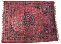 Lot 994 - Persian Mashed carpet