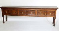 Lot 1013 - Jacobean style oak dresser base