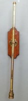 Lot 7 - Chadburn brass ships barometer.