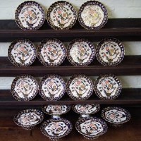 Lot 120 - Copeland Imari dessert service.