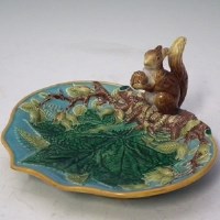 Lot 127 - George Jones squirrel dish.