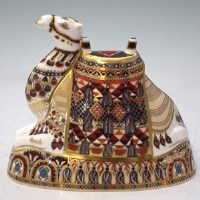 Lot 149 - Royal Crown Derby Harrods Camel prototype.