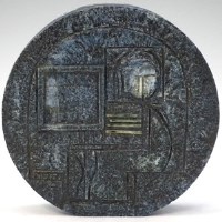 Lot 166 - Troika wheel vase by Marilyn Pascoe.