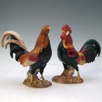 Lot 167 - Two Beswick Cockerels