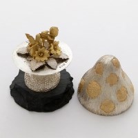 Lot 243 - Christopher Nigel Lawrence silver gilt toadstool.