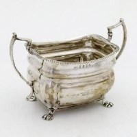 Lot 256 - Silver sugar basin.
