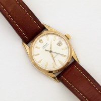 Lot 281 - 9ct gold Rolex date Precision