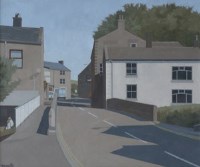 Lot 304 - Russell Howarth, King St. Delph, oil.