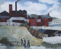 Lot 320 - Eric Tucker, Mill at Bolton, oil.
