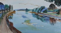 Lot 350 - Fred Yates, Kingsbridge Estuary, Devon, oil.