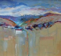 Lot 378 - Judith A. Donaghy, Mist on the Mountains, oil.