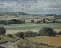Lot 379 - Paul Robertson, The Cuckmere Valley, oil.
