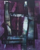 Lot 383 - Bruce Beaugeard, Tropic Night, oil.