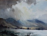Lot 414 - Robert Leslie Howey, Derwentwater, watercolour.