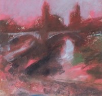 Lot 434 - Marc Grimshaw, Castlefield, pastel.