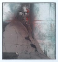 Lot 453 - Terry Wilson, Anonymous Portrait No.2, aquatint.