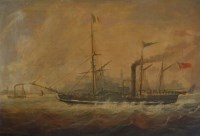 Lot 465 - W. Brebner Jr., 19th century, Queen of Scotland, oil.