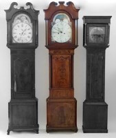 Lot 499 - Mahogany inlaid long case clock, early 19th century