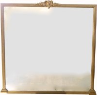 Lot 517 - Large over mantel mirror