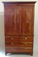 Lot 543 - Early Victorian mahogany press