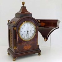 Lot 1 - Edward & Son, Glasgow bracket clock.