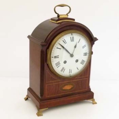 Lot 2 - Edwardian bracket clock.