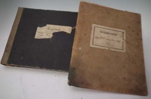 Lot 82 - German Ships log book for the Steinbek   covering