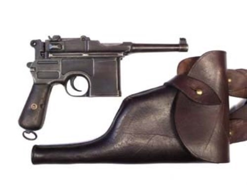 Lot 123 - Deactivated Mauser Bolo broomhandle 7.63 C96 semi