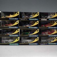 Lot 136 - Twelve scalextrix boxed cars.