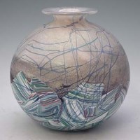 Lot 155 - Isle of Wight large vase.