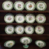 Lot 182 - Coalport dessert service.