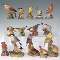 Lot 204 - Thirteen Royal Worcester birds.
