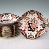 Lot 215 - Crown Derby dessert service.