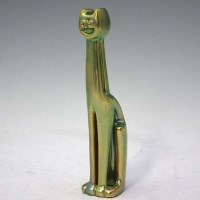 Lot 222 - Zsolnay cat.