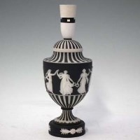 Lot 229 - Wedgwood Engine turned Lamp