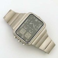 Lot 431 - Omega chrono-quartz stainless watch, boxed and papers.