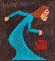 Lot 454 - Albert Barlow, On a Mission, acrylic.