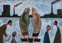 Lot 455 - Albert Barlow, As Yer Know Mavis I'm Not One To Gossip But..., acrylic.