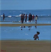 Lot 458 - John Morris, Summer, Cornwall, oil.