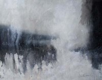 Lot 466 - David Baumforth, Black Nab at Dusk, Tide on the Make, mixed media.