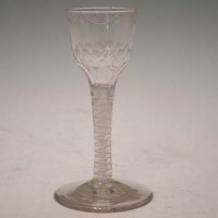 Lot 99 - Opaque twist wine glass