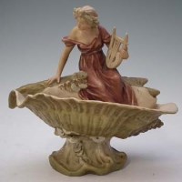 Lot 161 - Royal Dux figural vase