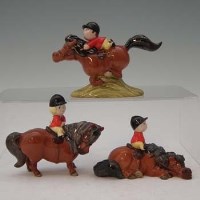 Lot 190 - Three Beswick Thelwell figures.
