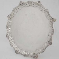 Lot 217 - Silver Waiter